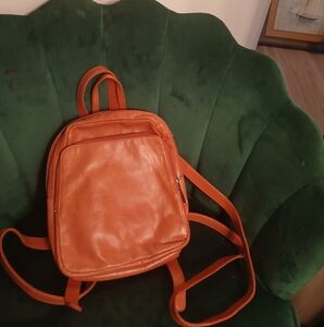Hobo Coral Leather Mini Backpack Womens handbag